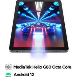 Lenovo tab m9 - tablette tactile 9'' hd (mediatek helio g80, 8coeurs, 3 go de ram, 32go emmc, android 12, wifi+bleutooth) étui t