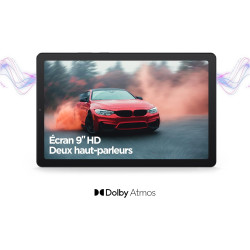 Lenovo tab m9 - tablette tactile 9'' hd (mediatek helio g80, 8coeurs, 3 go de ram, 32go emmc, android 12, wifi+bleutooth) étui t