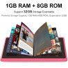 Tablette 7 pouces android, tablette tactile 5.0 quad core tablet pc, 1go ram 8go rom, double caméras, wifi, bleutooth,bleu ciel