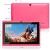 Tablette 7 pouces android, tablette tactile 5.0 quad core tablet pc, 1go ram 8go rom, double caméras, wifi, bleutooth, rose