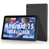 Tablette 10 Pouces Android 15 : 18 Go de RAM + 128 Go de ROM (Extensible jusqu'à 1 to), processeur Octa-Core, écran HD IPS 1280×