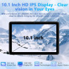 Tablette 10 Pouces Android 15 : 18 Go de RAM + 128 Go de ROM (Extensible jusqu'à 1 to), processeur Octa-Core, écran HD IPS 1280×