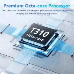 Tablette 10 Pouces Android 15 : 18 Go de RAM + 128 Go de ROM (Extensible jusqu'à 1 to), processeur Octa-Core, écran HD IPS 1280×