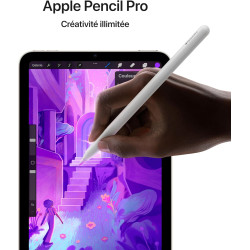 Apple iPad Mini (A17 Pro) : Écran Liquid Retina 8,3 Pouces, 128 Go, Wi-FI 6E et connectivité cellulaire 5G, caméras Avant/arrièr