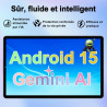 Android 15 Tablette 10 Pouces avec Gemini AI, 30 Go RAM + Extensible Jusqu'à 2 to ROM, Widevine L1, Octa-Core, 5G WiFi, 6000 mAh