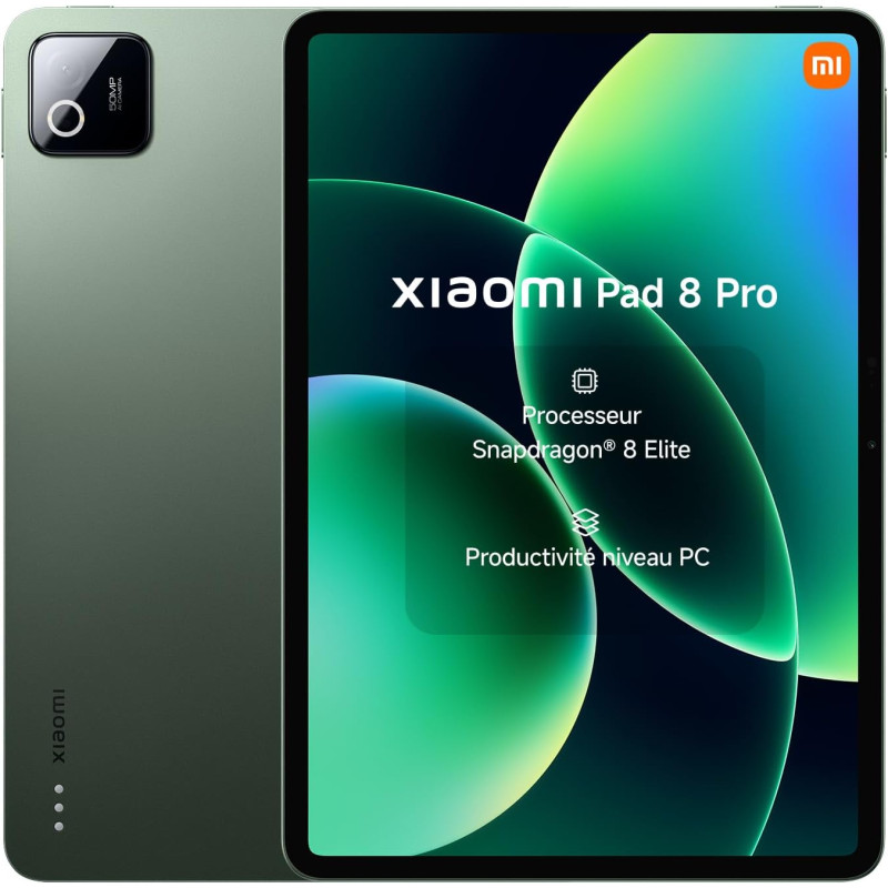 XIAOMI Pad 8 Pro, Tablette 11.2'' 12+512 GB, Processeur Snapdragon® 8 Elite, Batterie Longue autonomie 9200mAh (typ), Écran 3.2K