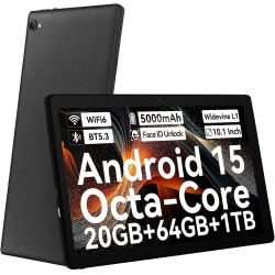 10 inch android 14 tablet with octa-core, face id, 8gb+64gb+1tb expansion, 1280 * 800 hd ips touchscreen, android tablet with wi