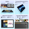 10 inch android 14 tablet with octa-core, face id, 8gb+64gb+1tb expansion, 1280 * 800 hd ips touchscreen, android tablet with wi