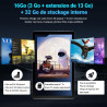 Android 15 tablette 10 pouces avec 32 go rom+1 to tf, 5000 mah, wifi 6, bleutooth 5.4, tablette tactile avec étuis de protection