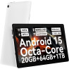 Tablet 10 pollici Android 15 Tablet Con Octa-Core, Face ID, 20GB+64GB+1TB Espansione, 1280 * 800 HD IPS Touchscreen, Tablet Andr