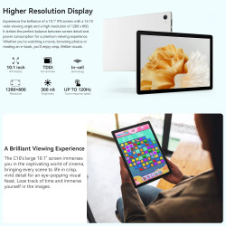Tablet 10 pollici Android 15 Tablet Con Octa-Core, Face ID, 20GB+64GB+1TB Espansione, 1280 * 800 HD IPS Touchscreen, Tablet Andr