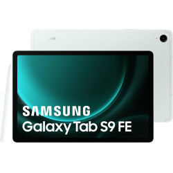 Samsung Galaxy Tab S9 FE Tablette, 10.9'' Wifi 128Go, S Pen inclus, Batterie longue durée, Certification IP 68, Vert d'eau, Vers