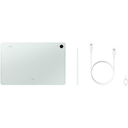 Samsung Galaxy Tab S9 FE Tablette, 10.9'' Wifi 128Go, S Pen inclus, Batterie longue durée, Certification IP 68, Vert d'eau, Vers