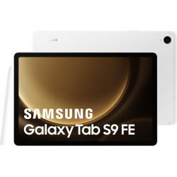 Samsung Galaxy Tab S9 FE Tablette, 10.9'' Wifi 128Go, S Pen inclus, Batterie longue durée, Certification IP 68, Argent, Version 