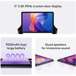 Xiaomi tablet rougemi pad 2 11" 4gb 128gb wifi hyperos gris grafito