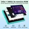 2026 Tablette Android 15 avec EVA Silicone É‌tui Protection, 24Go+256Go/2To, Tablette 11 Pouces Octa-Core, Gemini AI/Widevine L1
