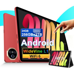 2026 Tablette 24Go RAM + 256Go (UFS 2.2), Écran Tactile 11 Pouces Android, 8000mAh, Extensible 2To, Widevine L1 GMS Certifié, 8-