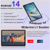 2026 Tablette 24Go RAM + 256Go (UFS 2.2), Écran Tactile 11 Pouces Android, 8000mAh, Extensible 2To, Widevine L1 GMS Certifié, 8-