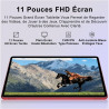 2026 Tablette 24Go RAM + 256Go (UFS 2.2), Écran Tactile 11 Pouces Android, 8000mAh, Extensible 2To, Widevine L1 GMS Certifié, 8-