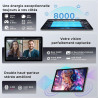 11 Pouces Tactile Android 16 Tablette avec Gemini AI,T7250 Octa-Core|24Go RAM+256Go ROM(TF 2To)|16MP+8MP|1920x1200 IPS HD Displa