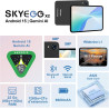 Android 15 Tablette 10 Pouces avec Gemini AI, 22Go RAM+ 128Go ROM(Extension de 2To), Octa-Core, WiFi 6 BT 5.0, Widevine L1, 6000