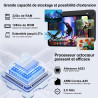 Android 15 Tablette 10 Pouces avec Gemini AI, 22Go RAM+ 128Go ROM(Extension de 2To), Octa-Core, WiFi 6 BT 5.0, Widevine L1, 6000