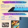 Tablette Android, 10.1" FHD - Coque en Métal, 【22Go RAM】+ 128Go ROM/TF 1To, Widevine L1, 8000mAh, Tablet Tactile Caméra 5+8MP,+ 