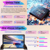 Tablette Android, 10.1" FHD - Coque en Métal, 【22Go RAM】+ 128Go ROM/TF 1To, Widevine L1, 8000mAh, Tablet Tactile Caméra 5+8MP,+ 