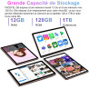 FACETEL Tablette Android avec 5G Wi-FI 6 et Gemini AI, 28 GO ROM (Extensible Jusqu'à 1 to),Tablette Tactile avec Widevine L1,Oct