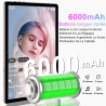 FACETEL Tablette Android avec 5G Wi-FI 6 et Gemini AI, 28 GO ROM (Extensible Jusqu'à 1 to),Tablette Tactile avec Widevine L1,Oct