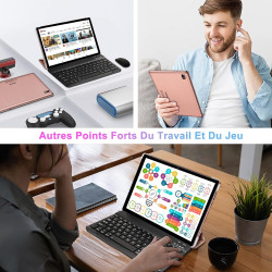 FACETEL Tablette Android avec 5G Wi-FI 6 et Gemini AI, 28 GO ROM (Extensible Jusqu'à 1 to),Tablette Tactile avec Widevine L1,Oct