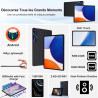 2026 nouvelle tablette android tablette 11 pouces avec 256go rom(2to tf), 24 go ram, octa-core, 2.0ghz, 5g wifi 6, widevine l1, 
