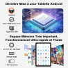 2026 nouvelle tablette android tablette 11 pouces avec 256go rom(2to tf), 24 go ram, octa-core, 2.0ghz, 5g wifi 6, widevine l1, 
