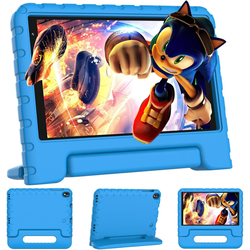 Tablette enfants 8 pouces android tablette avec sufficient ram + rom(tf 2to), très longue enduranceavec gms certified, wifi, ble