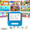 Tablette enfants 8 pouces android tablette avec sufficient ram + rom(tf 2to), très longue enduranceavec gms certified, wifi, ble