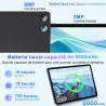 Android tablette 10 pouces gemini ai, tactile 22go ram+128go rom(tf 2to),8000mah 5g+2.4g wifi 6, octa-core, 2.0 ghz, widevine l1