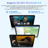 Android tablette 10 pouces gemini ai, tactile 22go ram+128go rom(tf 2to),8000mah 5g+2.4g wifi 6, octa-core, 2.0 ghz, widevine l1
