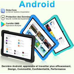 Tablette android avec 20go ram + 128go rom(tf/2to),tablettes 10 pouces avec octa-core, 6000mah, 5g/2.4g wifi 6, widevine l1, gms