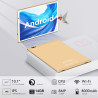 Tablette 10 pouces tablette android gemini ai tactile avec 14go ram + 128go rom(tf/2to) octa-core 2.0 ghz丨 5g wifi 6+bleutooth 5