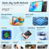 TECLAST P50T Android 16 Tablette 11 Pouces Gemini AI, 90Hz Écran, 2.0GHz Octa Core, 2.4G+5G WiFi, 7000mAh, 12Go RAM+128Go ROM(TF