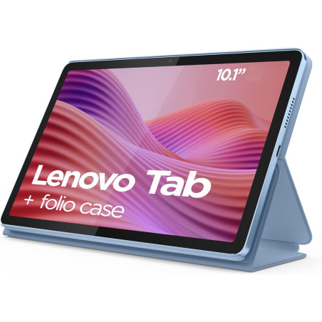 Lenovo Tablette | Écran Full HD 10,1" | MediaTek G85 | 4 Go de RAM | 64 Go eMMC | Android 14 | Bleu Polaire | Étui de Protection
