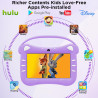 ascrecem Tablette pour Enfant 7 Pouces Android Tablette Enfants avec WiFi Cntrôle Parental Double Caméra Étui de Sécurité 2 Go d