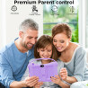 ascrecem Tablette pour Enfant 7 Pouces Android Tablette Enfants avec WiFi Cntrôle Parental Double Caméra Étui de Sécurité 2 Go d