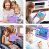 ascrecem Tablette pour Enfant 7 Pouces Android Tablette Enfants avec WiFi Cntrôle Parental Double Caméra Étui de Sécurité 2 Go d