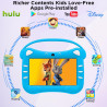 ascrecem Tablette Educative Enfant 7 Pouces Android Tablette Enfants avec WiFi Cntrôle Parental Double Caméra Étui de Sécurité 2