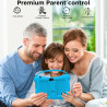 ascrecem Tablette Educative Enfant 7 Pouces Android Tablette Enfants avec WiFi Cntrôle Parental Double Caméra Étui de Sécurité 2