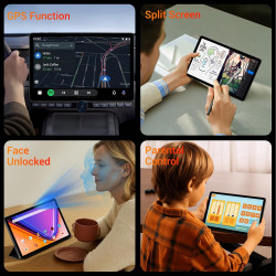 Android 16 Tablette 11 Pouces avec 36Go RAM+512Go ROM(2To TF), Octa-Core, 8000 mAh, 8MP+13MP, 5G WiFi/BT 5.0/GPS/Widevine L1/Gem