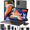 Android 16 Tablette 11 Pouces avec 36Go RAM+512Go ROM(2To TF), Octa-Core, 8000 mAh, 8MP+13MP, 5G WiFi/BT 5.0/GPS/Widevine L1/Gem