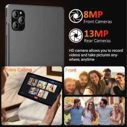Android 16 Tablette 11 Pouces avec 36Go RAM+512Go ROM(2To TF), Octa-Core, 8000 mAh, 8MP+13MP, 5G WiFi/BT 5.0/GPS/Widevine L1/Gem