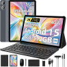 2k tablette 11 pouces, 36gb ram+512gb rom (2tb tf), android 15, 4g sim lte+5g wifi, octa-core, 2000 * 1200, 9580mah, 13mp+8mp, w